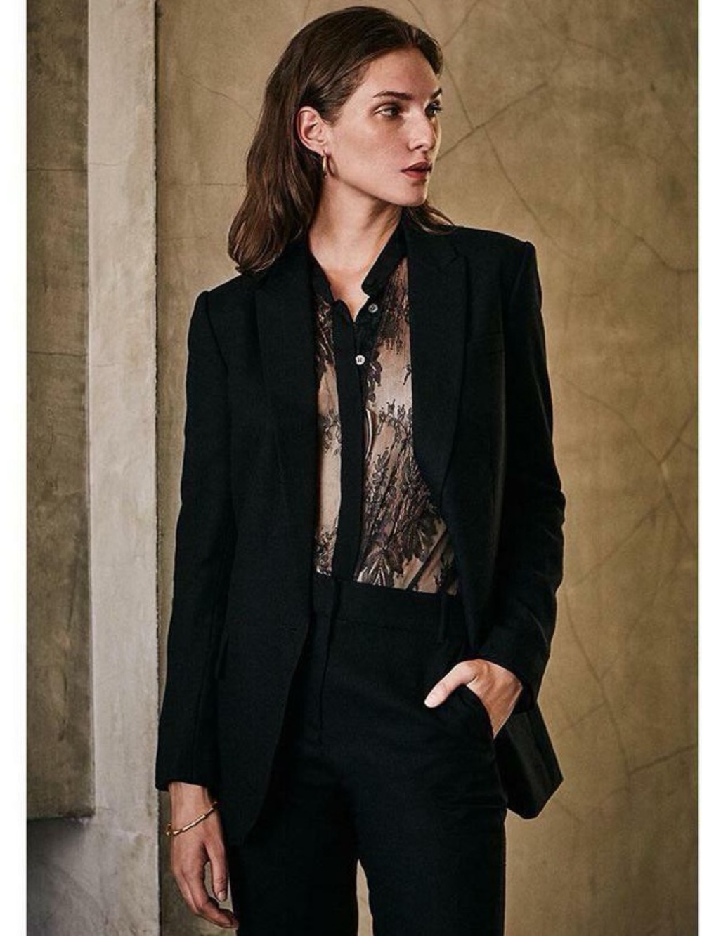 EQUIPMENT Women’s James Wool Blazer - Black